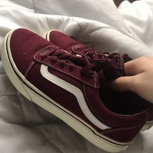 Maroon Old School Vans